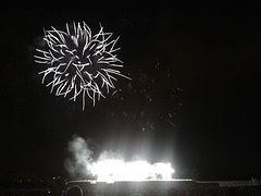 Fuegos artificiales.