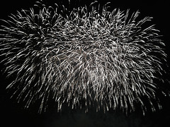 Fuegos artificiales.