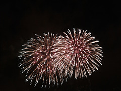 Fuegos artificiales.