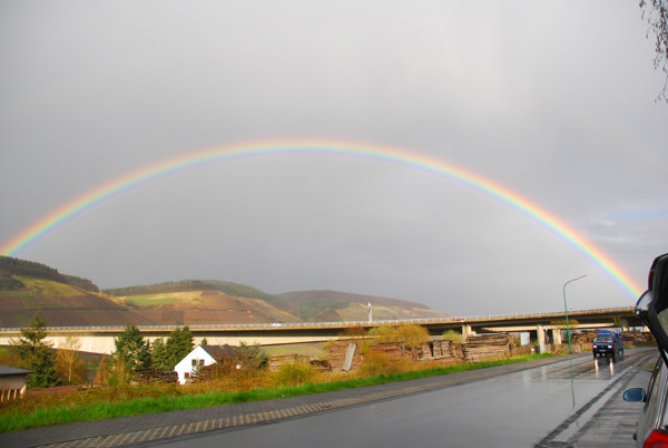 Rainbow over the Mosel