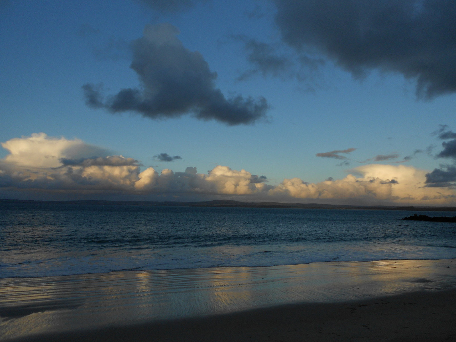 couleurs du soir sur la mer