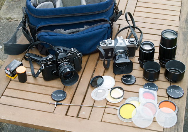 Pentax ES, ESII and SMC Takumar lenses