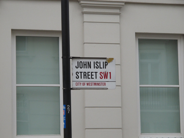 John Islip St SW1