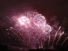 Fuegos artificiales.