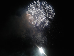 Fuegos artificiales.