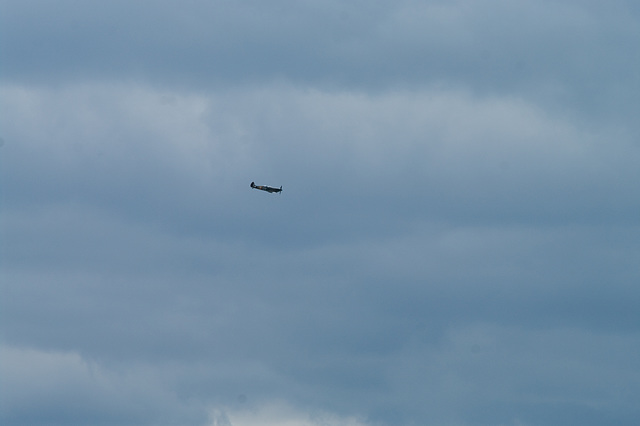 Spitfire over Datchworth (1)