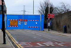 Olympics road block