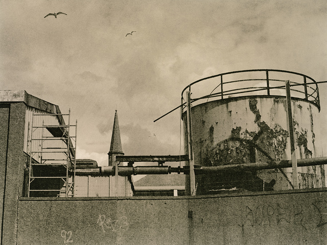 Peterhead - lith print