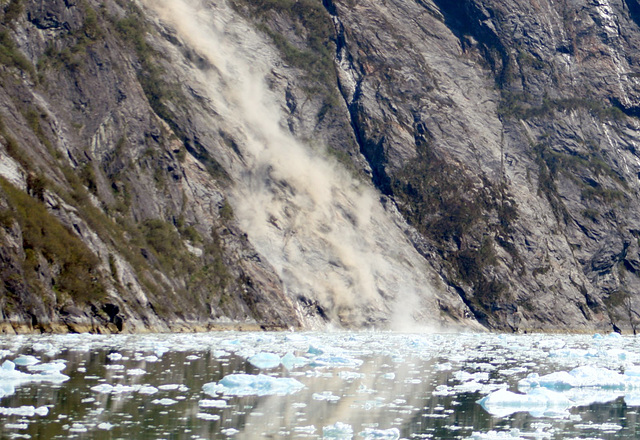 Day 7: Landslide In Tracy Arm, Alaska