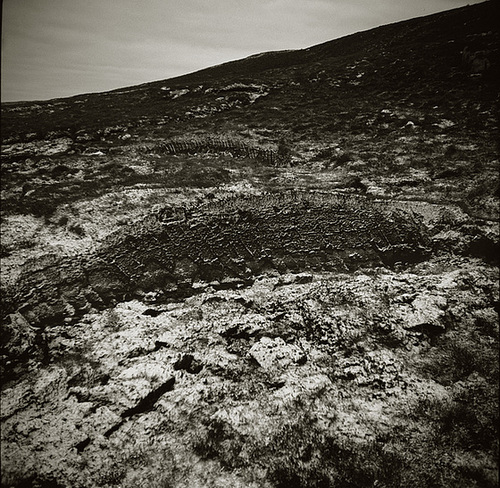 Shetland  - peat bank