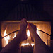 Fait frisquet ce matin / Cold feet looking for heat -14 septembre 2012 /  Photo originale