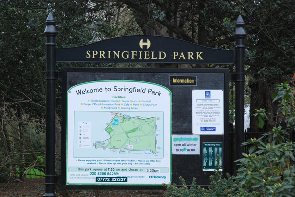 Welcome to Springfield Park