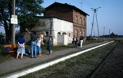 2484 Train station, Poland, 1987