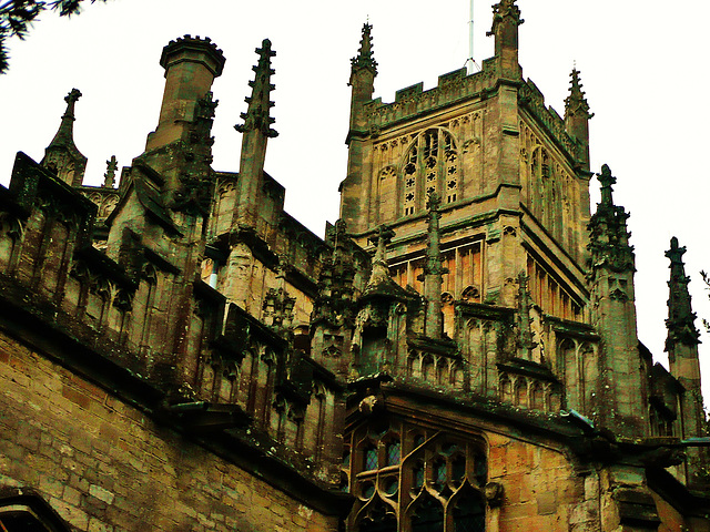 cirencester tower from n.e ,tower 1400-30