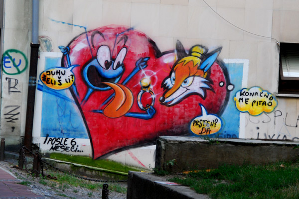 Belgrade graffiti