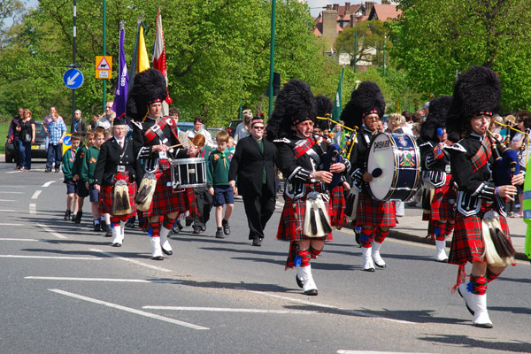 St George's Day parade, Chingford