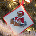 Santa Bear Ornament - 1995