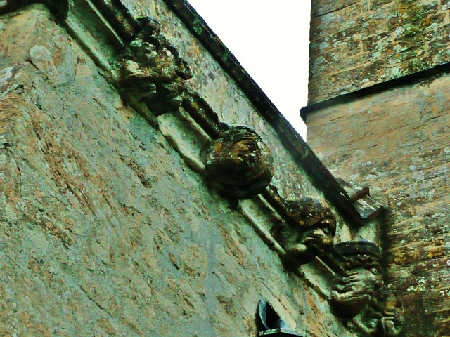 aldsworth corbels at dusk