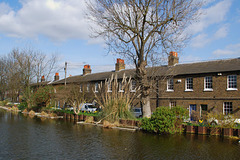 Canalside terrace