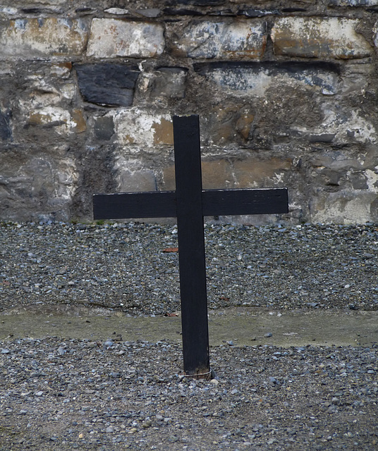 Place of Execution Following the Easter Rising of 1916. Kilmainham Jail Exercise Yard