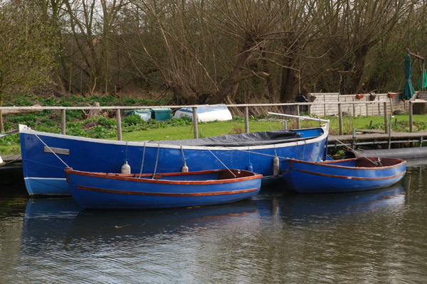 Blue boats