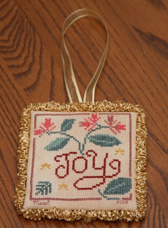 Joy Ornament 11/30/09