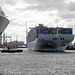 Containerschiff  COSCO AMERICA u. Bug