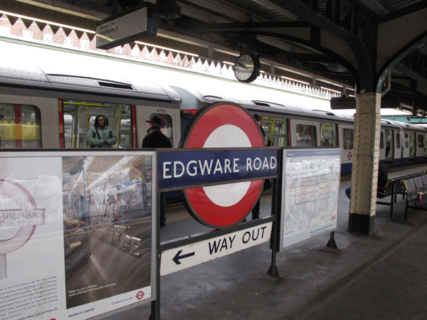 Edgware Rd platform