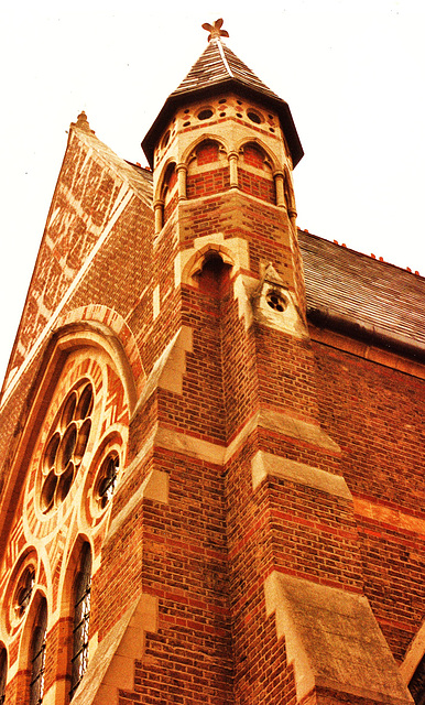 shoreditch st.michael, 1863-5 turret