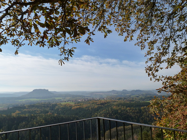 Wanderung zur Aussicht "Brand" in der Sächsischen Schweiz - 323m