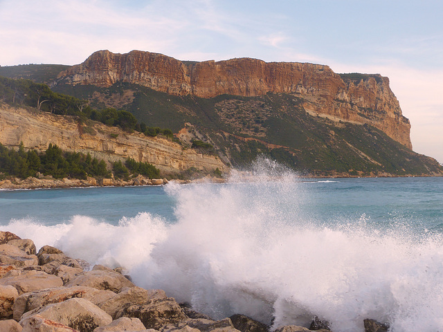 la falaise...