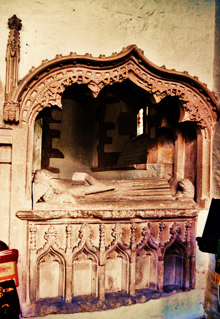 cherington tomb, mid c14