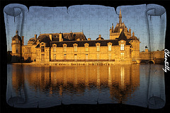Chateau  de Chantilly un après midi d'Automne