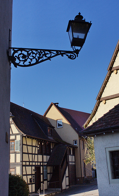 alte Straßenlaterne in Flacht