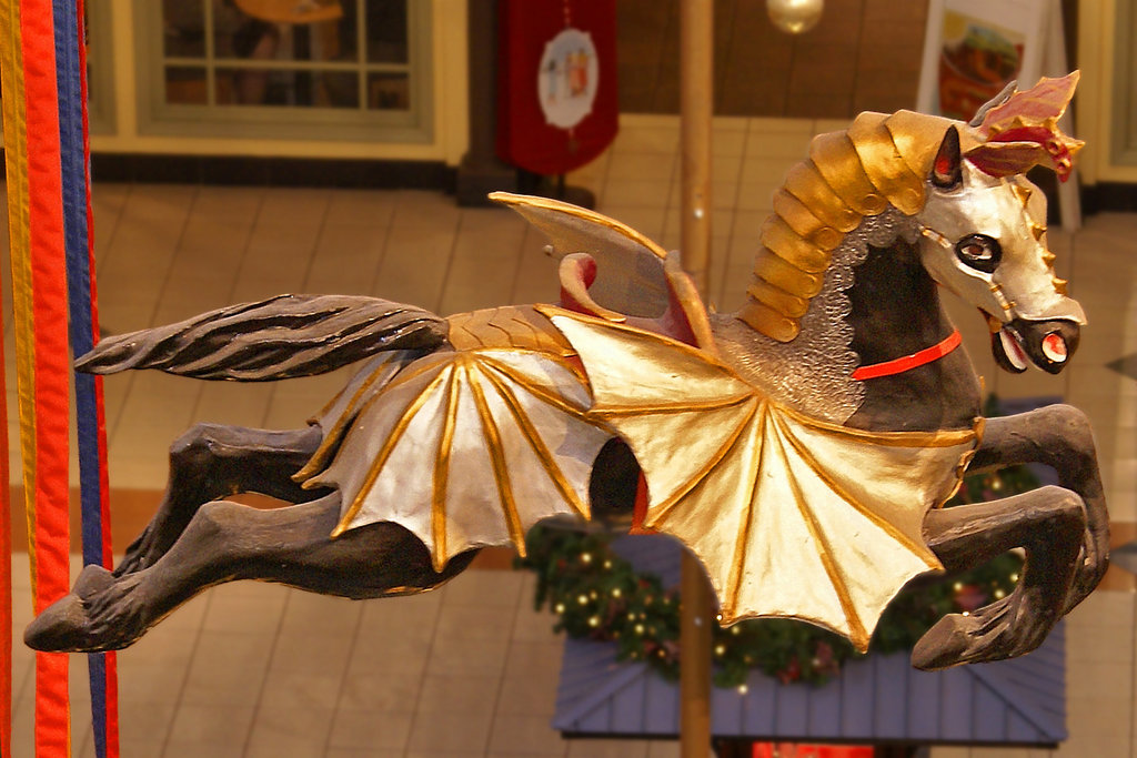 Dragon Horse – Fantasy Carousel, Willow Grove Park Mall, Philadelphia