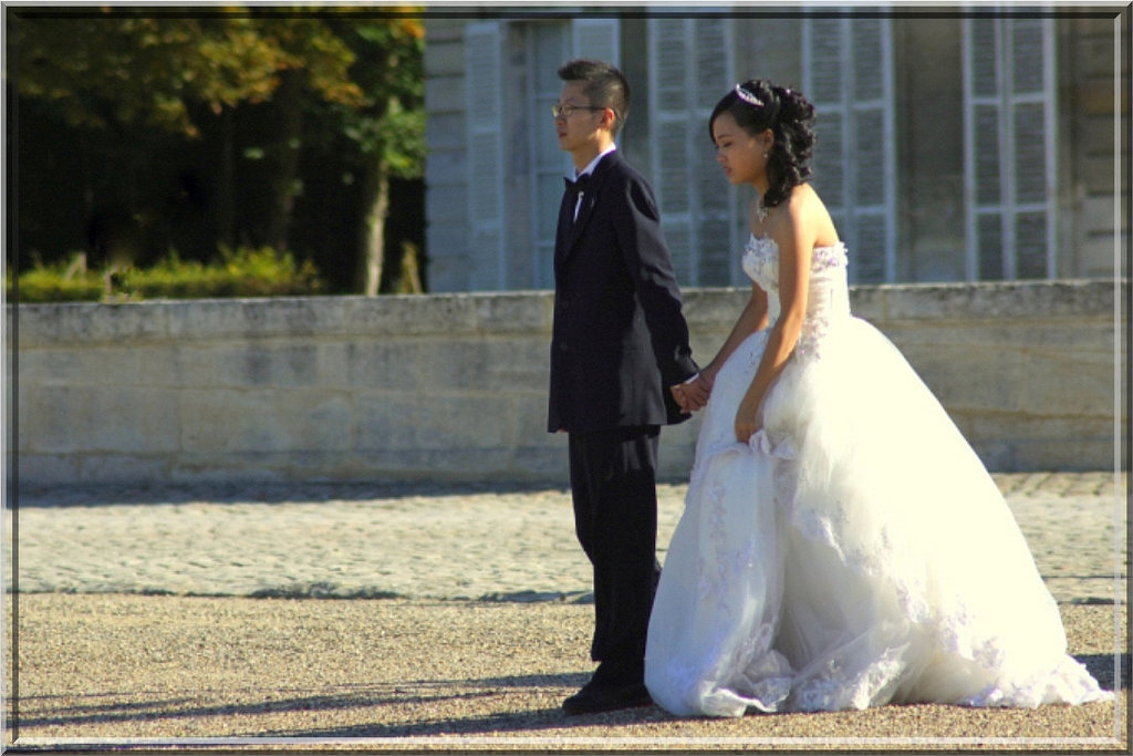 Dans le parc du Chateau de chantilly