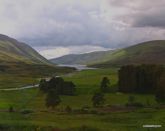 Dalnaspidal - view towards Loch Garry Dalnaspidal - view towards Loch Garry
