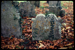 Autumn tombstone