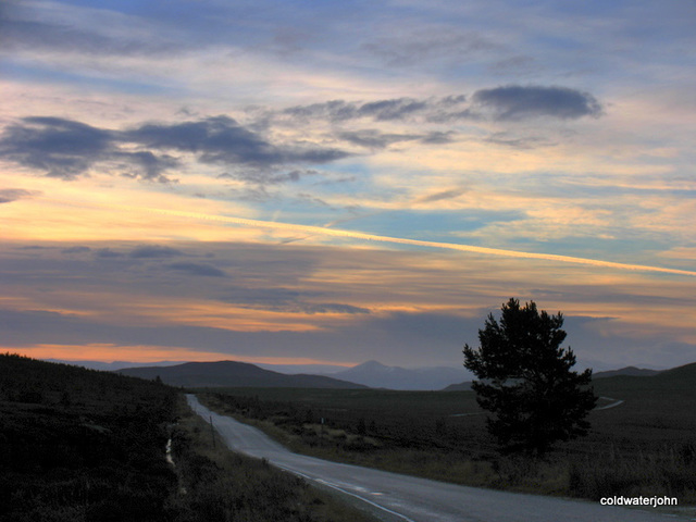 Dawn over the Grampians National Park from Dava