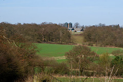 Farm across the fields