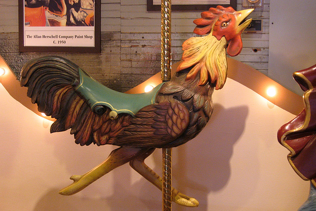 Rooster – Herschell Carrousel Factory Museum, Tonawanda, New York