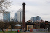 Chimney and Canary Wharf