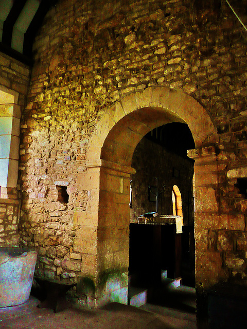 lower lemington chancel arch c12th