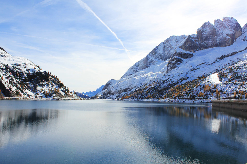 Gletscherstausee Lago Fedaia