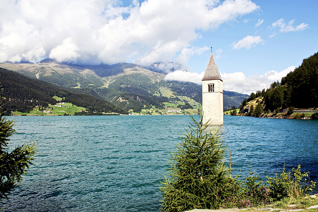 Die Kirche im Reschen(stau)see