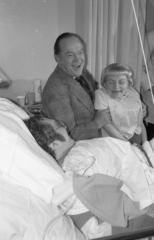 Bob Hope with Mr. and Mrs. Ed Lang