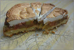 Rhabarberkuchen /rhubarb cake