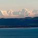 Les Alpes bernoises enneigées...