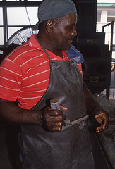 A Cuban worker