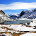 Kleiner See auf dem Flüelapass (Schweiz)